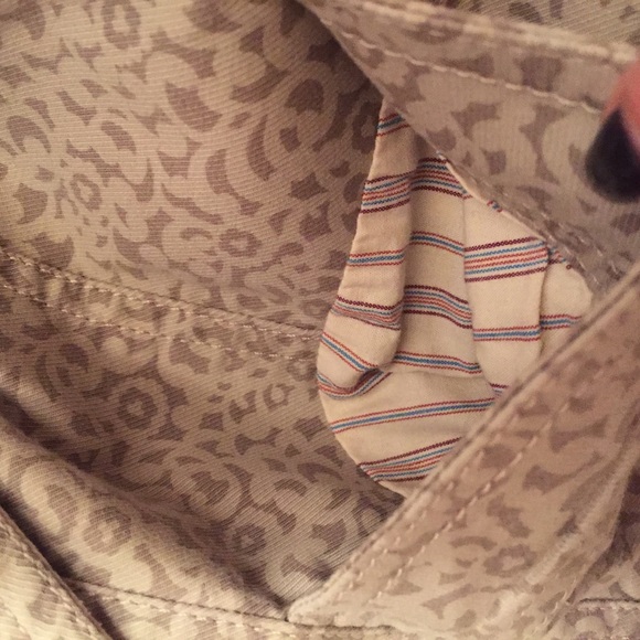 MARC By MARC JACOBS JACKET COAT BLAZER lapel Fitted tan floral print Size 6 - Picture 13 of 16